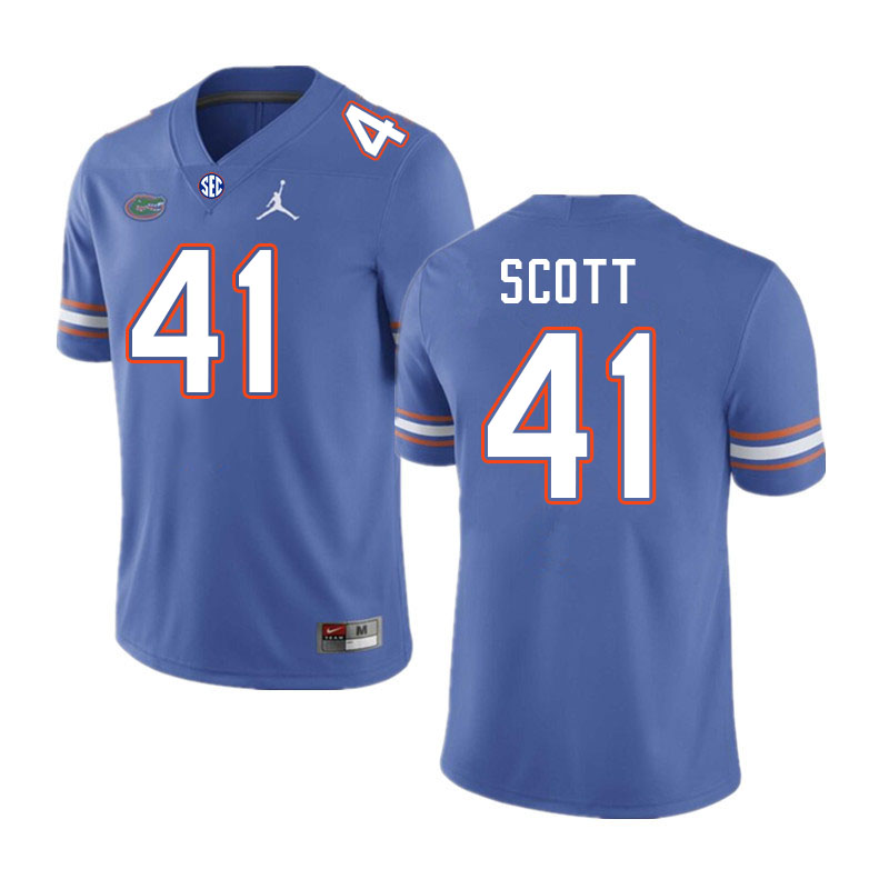 Florida Gators #41 Winfield Scott College Football Jerseys Stitched-Royal